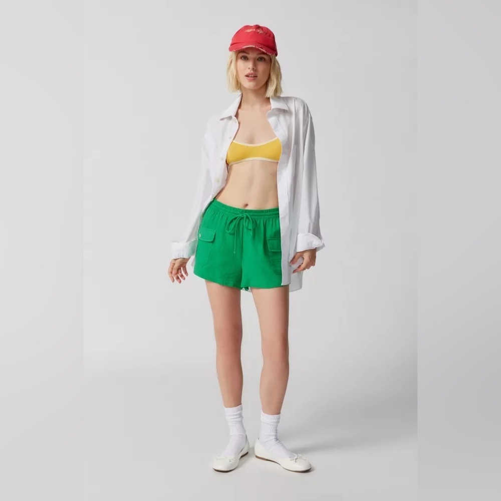 Vibrant Stretchy Lightweight Cargo Shorts